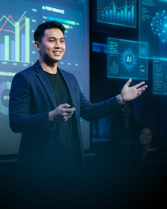 Kelas AI Untuk Presentasi Data yg Jelas & Meyakinkan